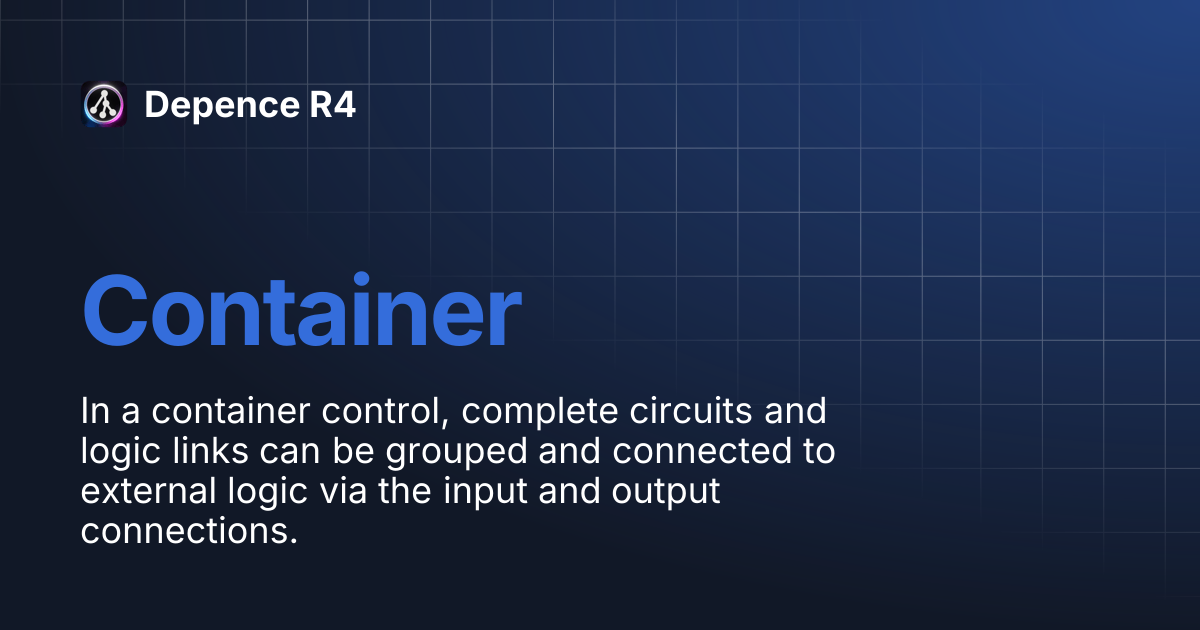Container | Depence R4